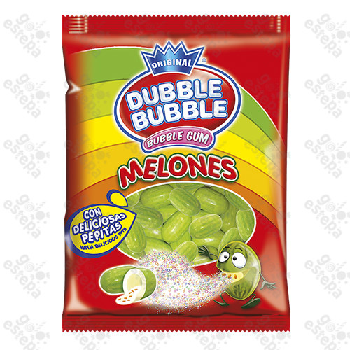 DUBBLE BUBBLE MELONES CHICLE 250U.