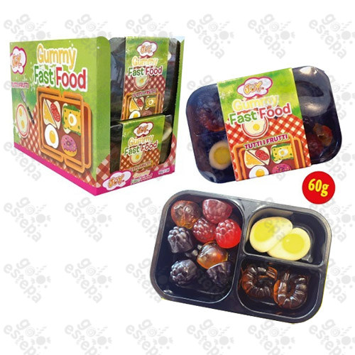 GUMMY FAST FOOD UNIDAD 60GR