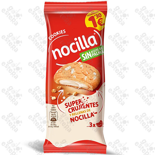NOCILLA COOKIES BLANCO 3U. (1.30)