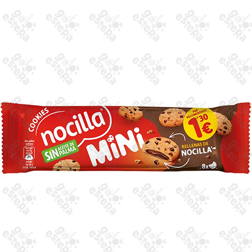 NOCILLA MINI COOKIES ORIGINAL 8U. (1.50)
