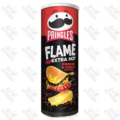 PRINGLES FLAME CHEESE CHILLI 165GR