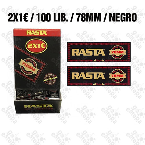 RASTA PAPEL 100U. 2X1€