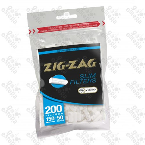 SMOKING FILTROS ZIG-ZAG 200U.