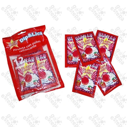 GLAMY CANDY DIP & LICK FRESA CEREZA 50U.