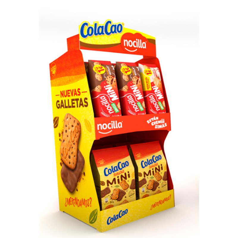 LOTE NOCILLA 18 COOKIES + 6 COLA CAO BAÑADAS