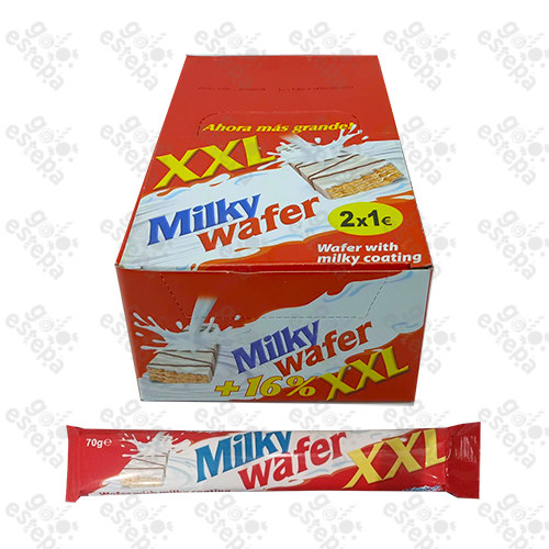 MILKY WAFER BLANCO XXL 24U. 2X1€